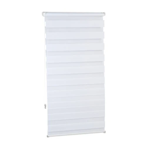 Doppelrollo In Weiß - (B)70 X (H)160 Cm – Bild 3