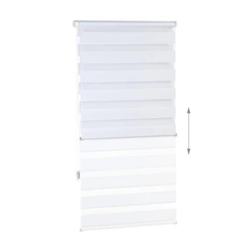 Doppelrollo In Weiß - (B)70 X (H)160 Cm – Bild 5