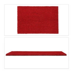 Fußmatte In Rot - 60 X 40 Cm