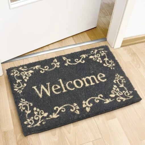Fußmatte Welcome In Schwarz - (B)60 X (T)40 Cm – Bild 2