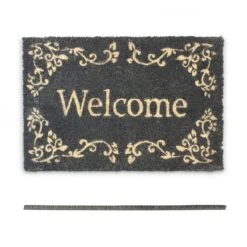 Fußmatte Welcome In Schwarz - (B)60 X (T)40 Cm