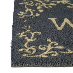Fußmatte Welcome In Schwarz - (B)60 X (T)40 Cm -Heimdekoration Verkäufe relaxdays fussmatte welcome in schwarz b 60 x t 40 cm 4