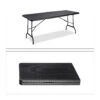 Gartentisch In Schwarz - (B)178 X (H)72 X (T)74 Cm -Heimdekoration Verkäufe relaxdays gartentisch in schwarz b 178 x h 72 x t 74 cm
