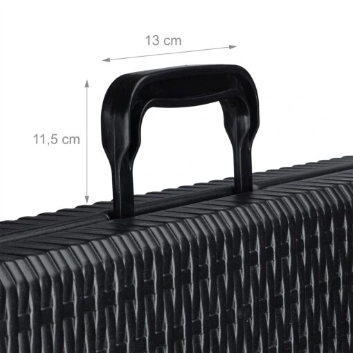 Gartentisch In Schwarz - (B)178 X (H)72 X (T)74 Cm – Bild 6