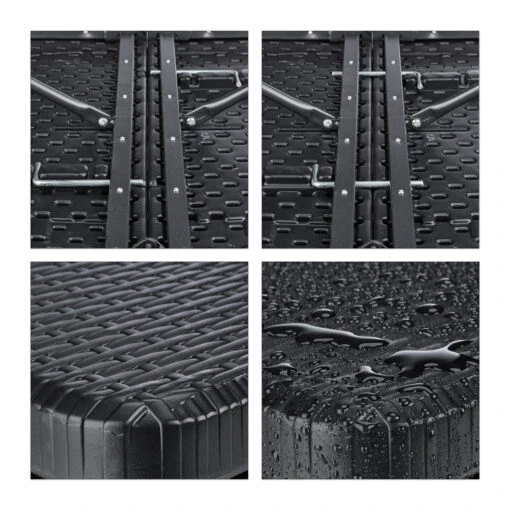 Gartentisch In Schwarz - (B)178 X (H)72 X (T)74 Cm – Bild 7