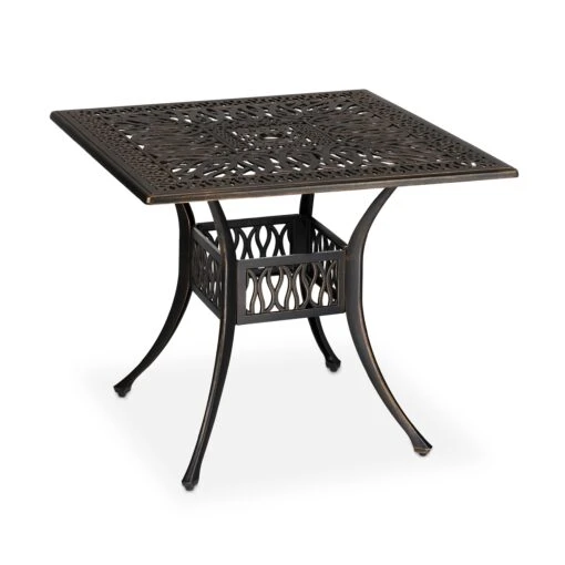 Gartentisch In Schwarz/ Bronze- (B)90 X (H)75 X (T)90 Cm