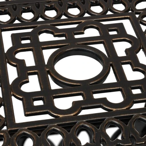 Gartentisch In Schwarz/ Bronze- (B)90 X (H)75 X (T)90 Cm – Bild 7