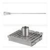 Grillaufsatz In Silber -Heimdekoration Verkäufe relaxdays grillaufsatz in silber