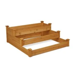 Hochbeet In Natur - (B)122 X (H)46 X (T)122 Cm