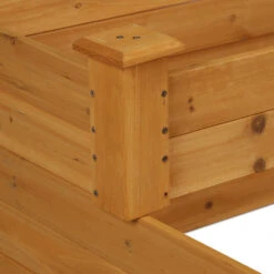 Hochbeet In Natur - (B)122 X (H)46 X (T)122 Cm -Heimdekoration Verkäufe relaxdays hochbeet in natur b 122 x h 46 x t 122 cm 5