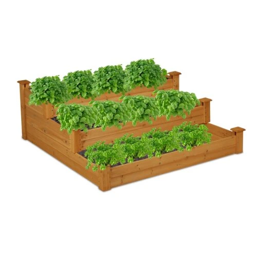 Hochbeet In Natur - (B)122 X (H)46 X (T)122 Cm – Bild 8