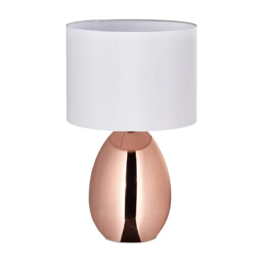 Nachttischlampe Touch In Kupfer - (H)49 Cm – Bild 8