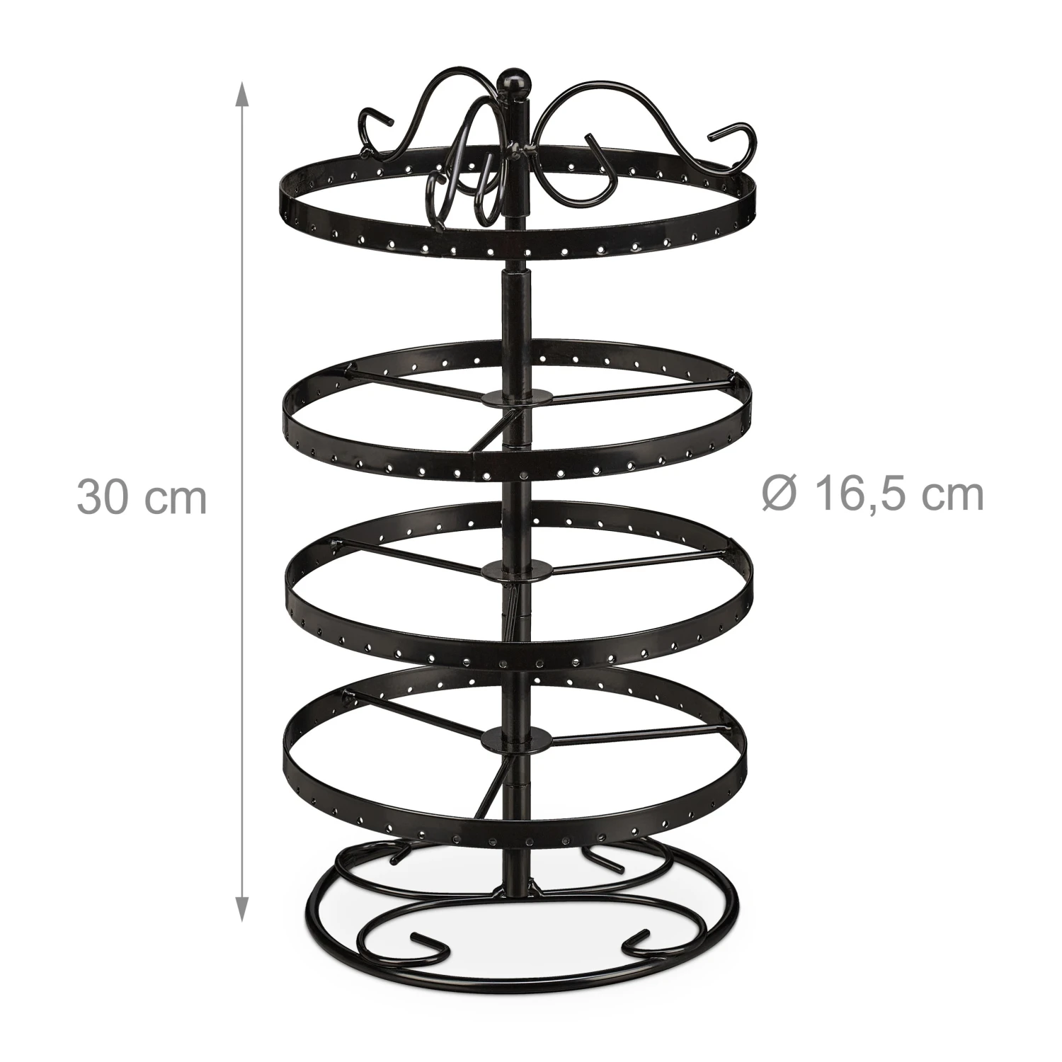 Ohrringhalter Mit 168 Löchern In Schwarz 6 Ohrringhalter Mit 168 Löchern In Schwarz – Bild 4