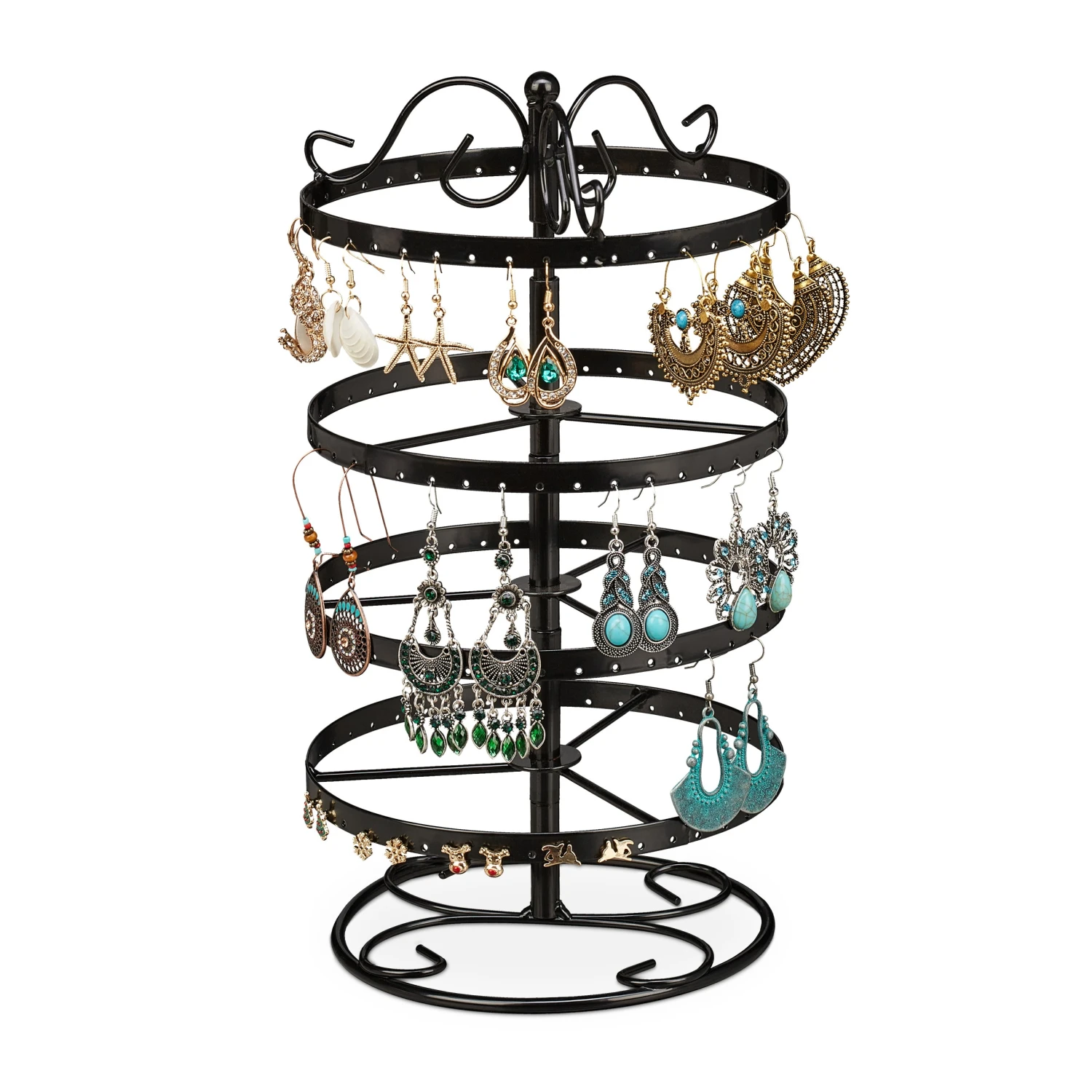 Ohrringhalter Mit 168 Löchern In Schwarz 10 Ohrringhalter Mit 168 Löchern In Schwarz – Bild 8