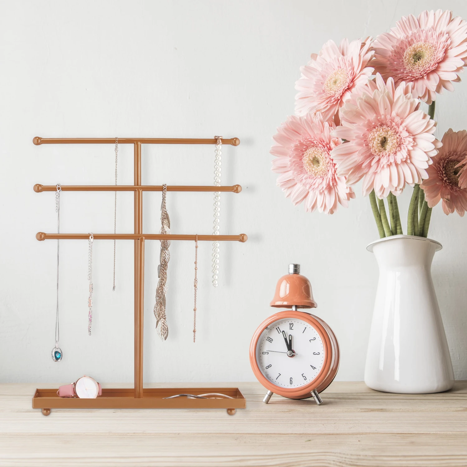 Schmuckständer In Bronze - (B)31 X (H)40 X (T)11 Cm 4 Schmuckständer In Bronze - (B)31 X (H)40 X (T)11 Cm – Bild 2