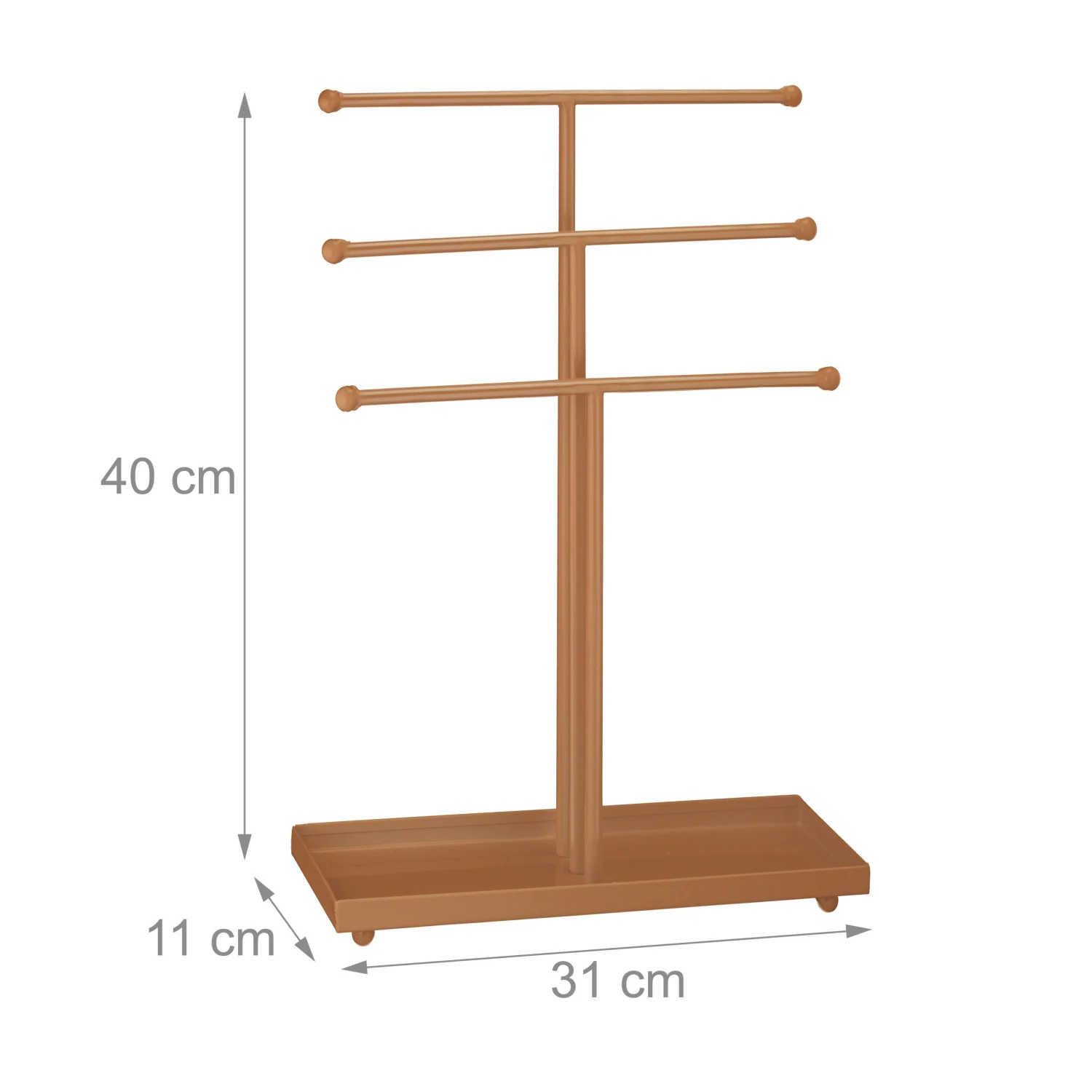 Schmuckständer In Bronze - (B)31 X (H)40 X (T)11 Cm 6 Schmuckständer In Bronze - (B)31 X (H)40 X (T)11 Cm – Bild 4
