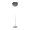 Stehlampe Grau/ Silber - (H)150 X Ø 34 Cm -Heimdekoration Verkäufe relaxdays stehlampe grau silber h 150 x o 34 cm