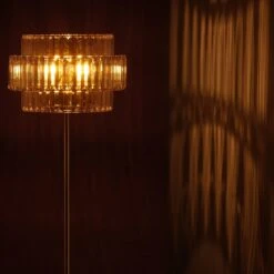 Stehlampe Grau/ Silber - (H)150 X Ø 34 Cm -Heimdekoration Verkäufe relaxdays stehlampe grau silber h 150 x o 34 cm 2