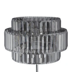 Stehlampe Grau/ Silber - (H)150 X Ø 34 Cm -Heimdekoration Verkäufe relaxdays stehlampe grau silber h 150 x o 34 cm 6