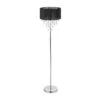 Stehlampe In Schwarz/ Silber - (H)150 X Ø 37,5 Cm -Heimdekoration Verkäufe relaxdays stehlampe in schwarz silber h 150 x o 37 5 cm