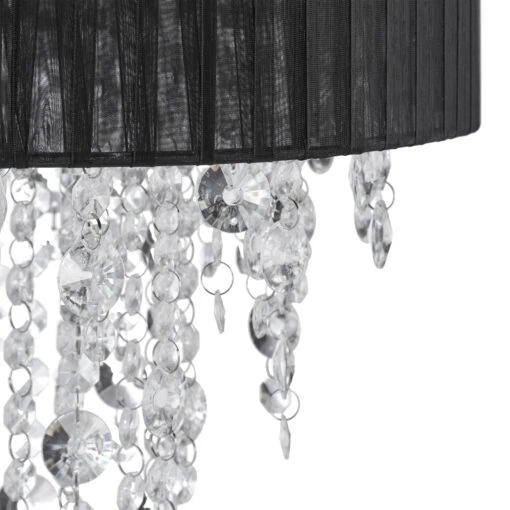 Stehlampe In Schwarz/ Silber - (H)150 X Ø 37,5 Cm – Bild 7