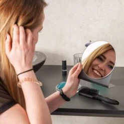 RIDDER Kosmetik-Spiegel Arwen Dunkelgrau -Heimdekoration Verkäufe ridder kosmetik spiegel arwen dunkelgrau 3