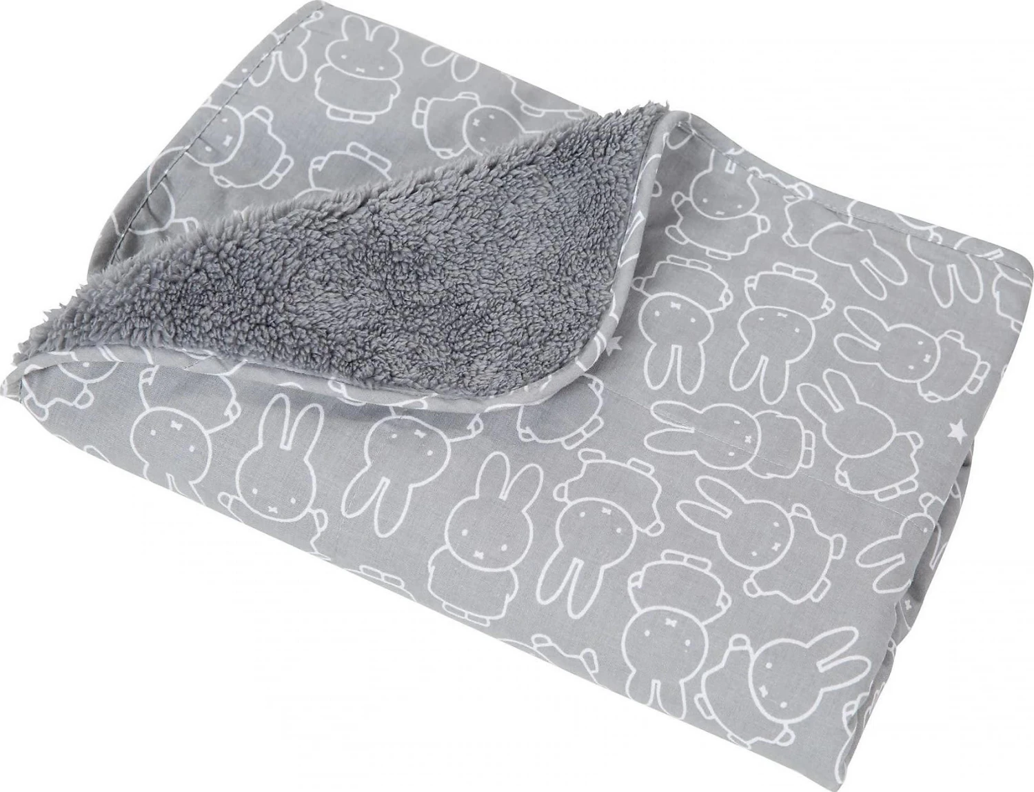 Roba Babydecke Miffy Kuscheldecke Mit Fleeceoberfläche, 80x80 Cm 4 Roba Babydecke Miffy Kuscheldecke Mit Fleeceoberfläche, 80x80 Cm – Bild 2