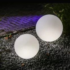 Leuchtkugel LED GLOBE RGB In Weiß - 40cm -Heimdekoration Verkäufe satisfire leuchtkugel led globe rgb in weiss 40cm 5