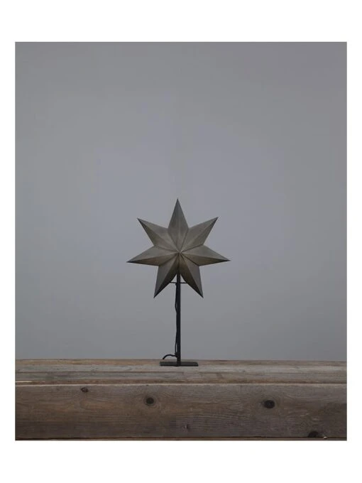 Star Trading Standleuchte "Ozen" In Schwarz - (B)34 X (H)55 Cm – Bild 2