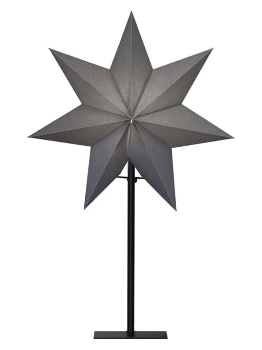 Star Trading Standleuchte "Ozen" In Schwarz - (B)34 X (H)55 Cm