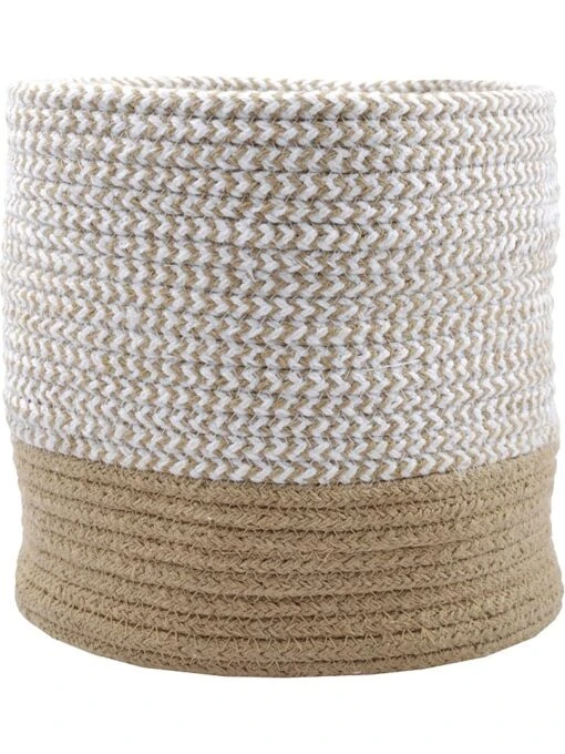 3er-Set: Aufbewahrungskörbe In Creme – Bild 4