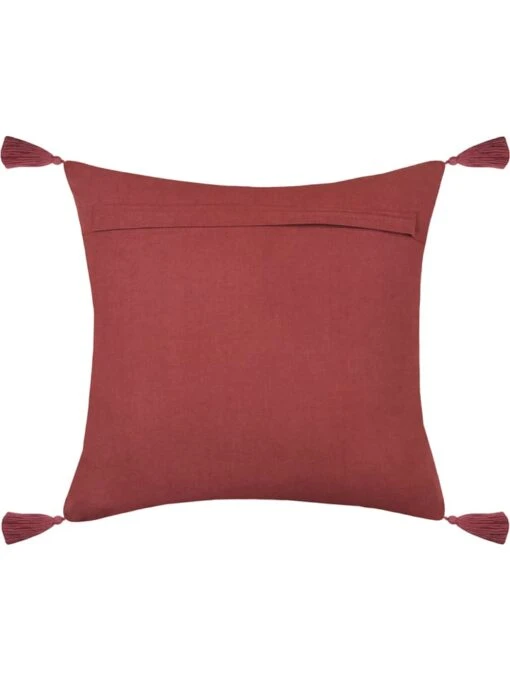 Kissen "Ivanna" In Rot/ Bunt - (L)40 X (B)40 Cm
