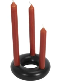 Kerzenhalter In Schwarz - Ø 15 Cm -Heimdekoration Verkäufe the home deco factory kerzenhalter in schwarz o 15 cm 3