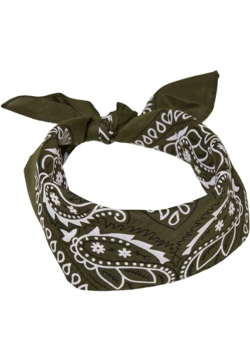 URBAN CLASSICS Bandana In Grün – Bild 2