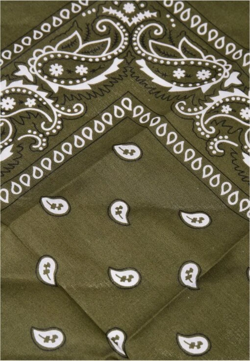 URBAN CLASSICS Bandana In Grün – Bild 4