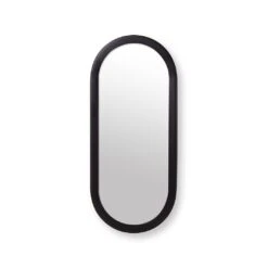 VTwonen Spiegel "Mirror Oval" In Schwarz - (L) 30 X (B) 70cm
