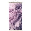 Stoffbild Mit Posterleisten - Lila Pfingstrosenblüten In Violett -Heimdekoration Verkäufe wallart stoffbild mit posterleisten lila pfingstrosenbluten in violett