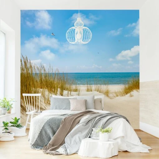 Vliestapete Premium - Strand An Der Nordsee In Beige – Bild 2