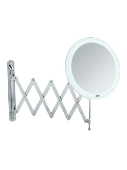 Wenko LED Teleskop-Wandspiegel Barona In Chrom – Bild 5