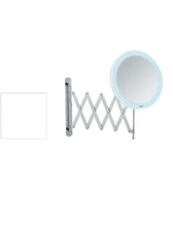 Wenko LED Teleskop-Wandspiegel Barona In Chrom -Heimdekoration Verkäufe wenko led teleskop wandspiegel barona in chrom 5