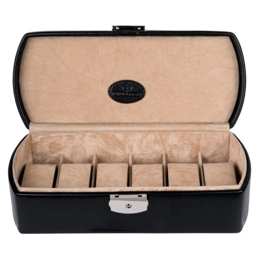 Merino Schmuckkoffer 26,5 Cm In Schwarz – Bild 2