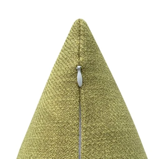 2er Set-Kissenhüllen Kissenbezug Jacquard-Schneewolltuch In Olivgrün – Bild 3