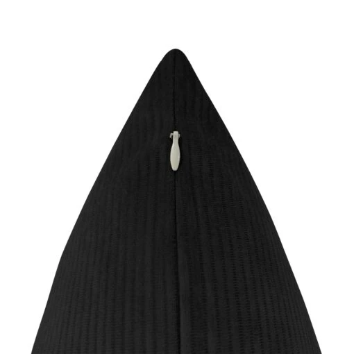 2er Set-Kissenhüllen Kissenbezug Jacquard-Schneewolltuch In Schwarz – Bild 2