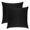 2er Set-Kissenhüllen Kissenbezug Jacquard-Schneewolltuch In Schwarz -Heimdekoration Verkäufe yalion 2er set kissenhullen kissenbezug jacquard schneewolltuch in schwarz
